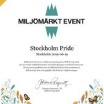 Stockholm Pride får hållbarhetscertifiering Stockholm Pride får hållbarhetscertifiering